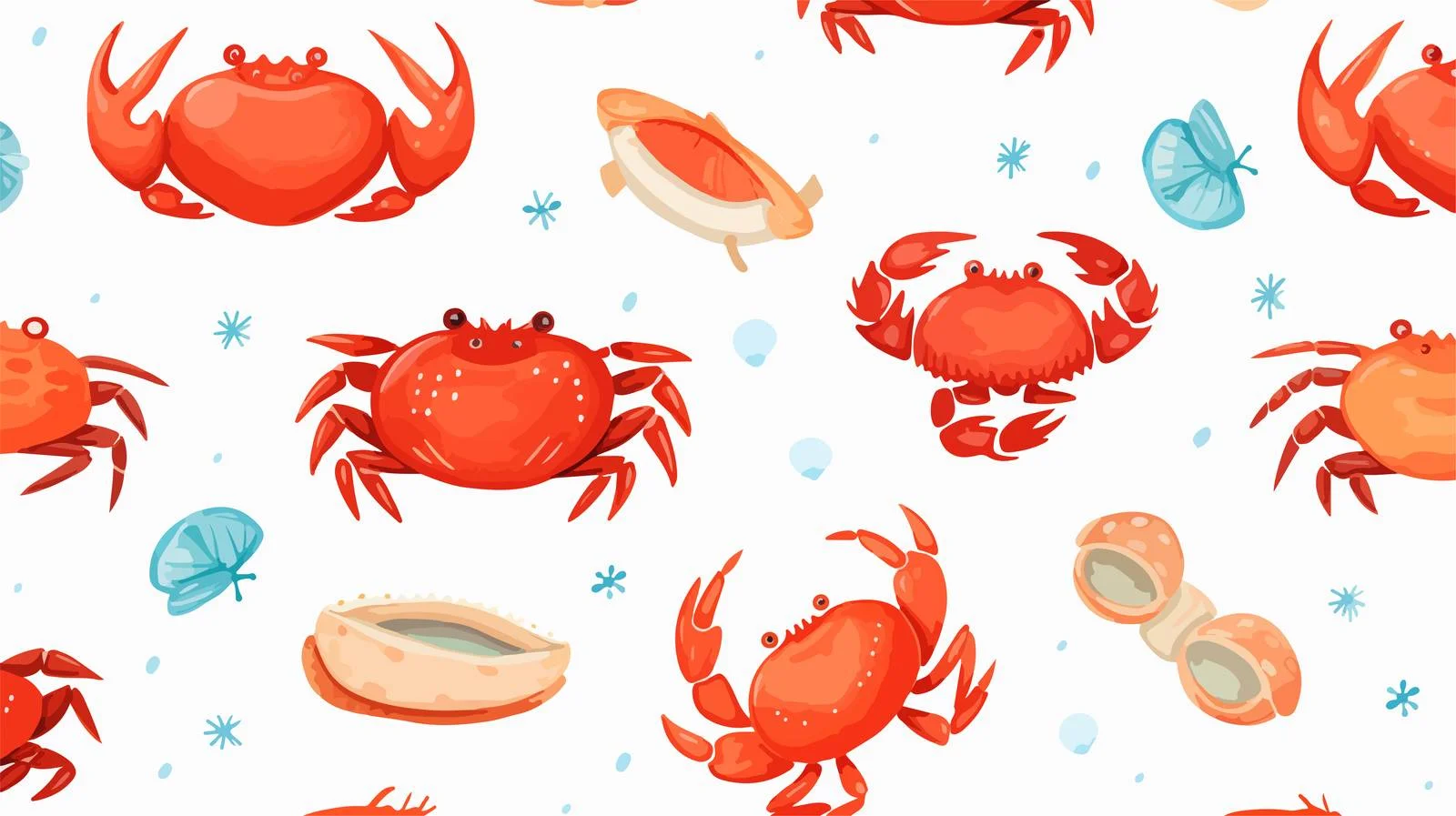 Marine Life Pattern — free download from Dotvec