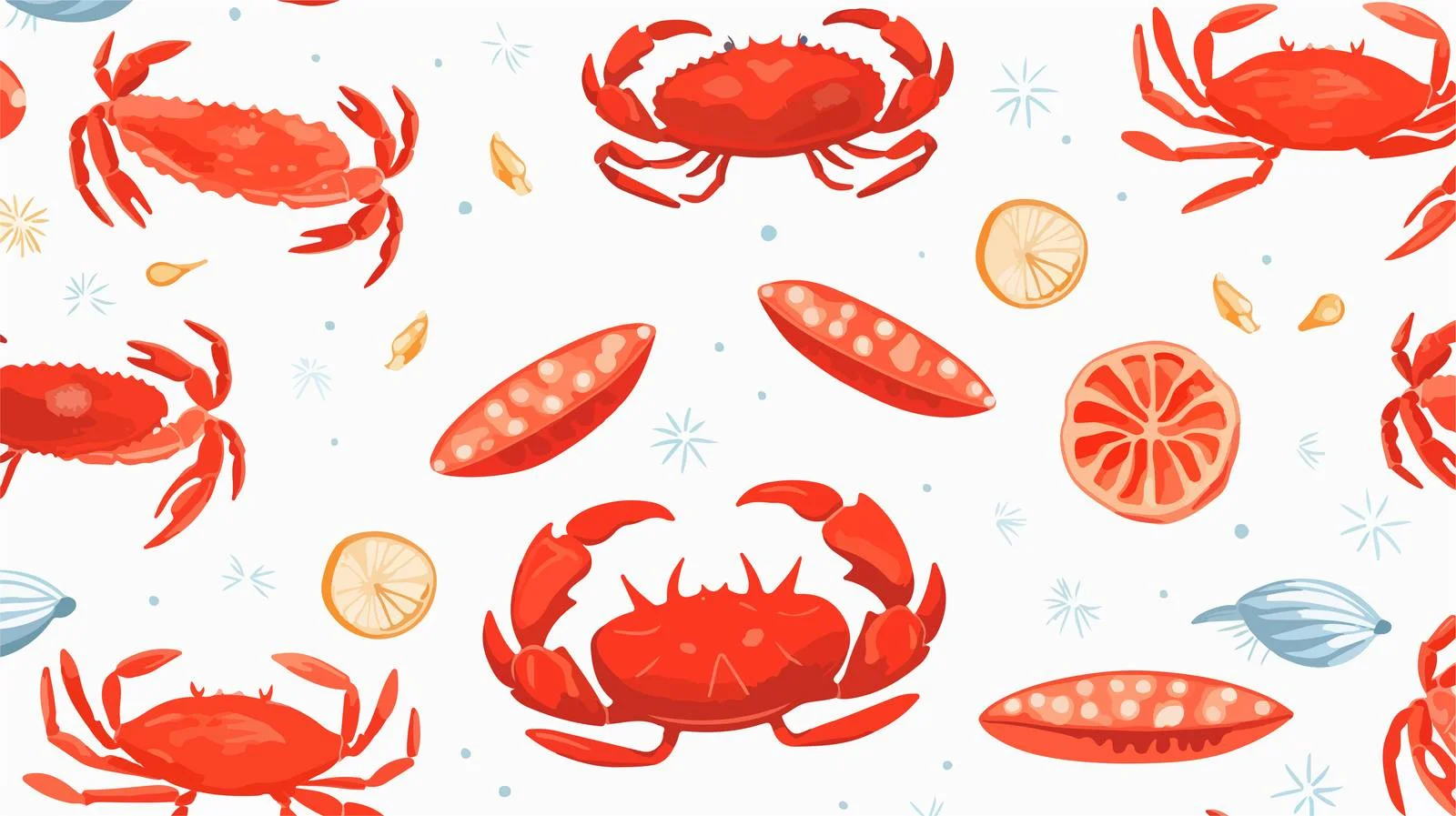 Marine Life Pattern — free download from Dotvec