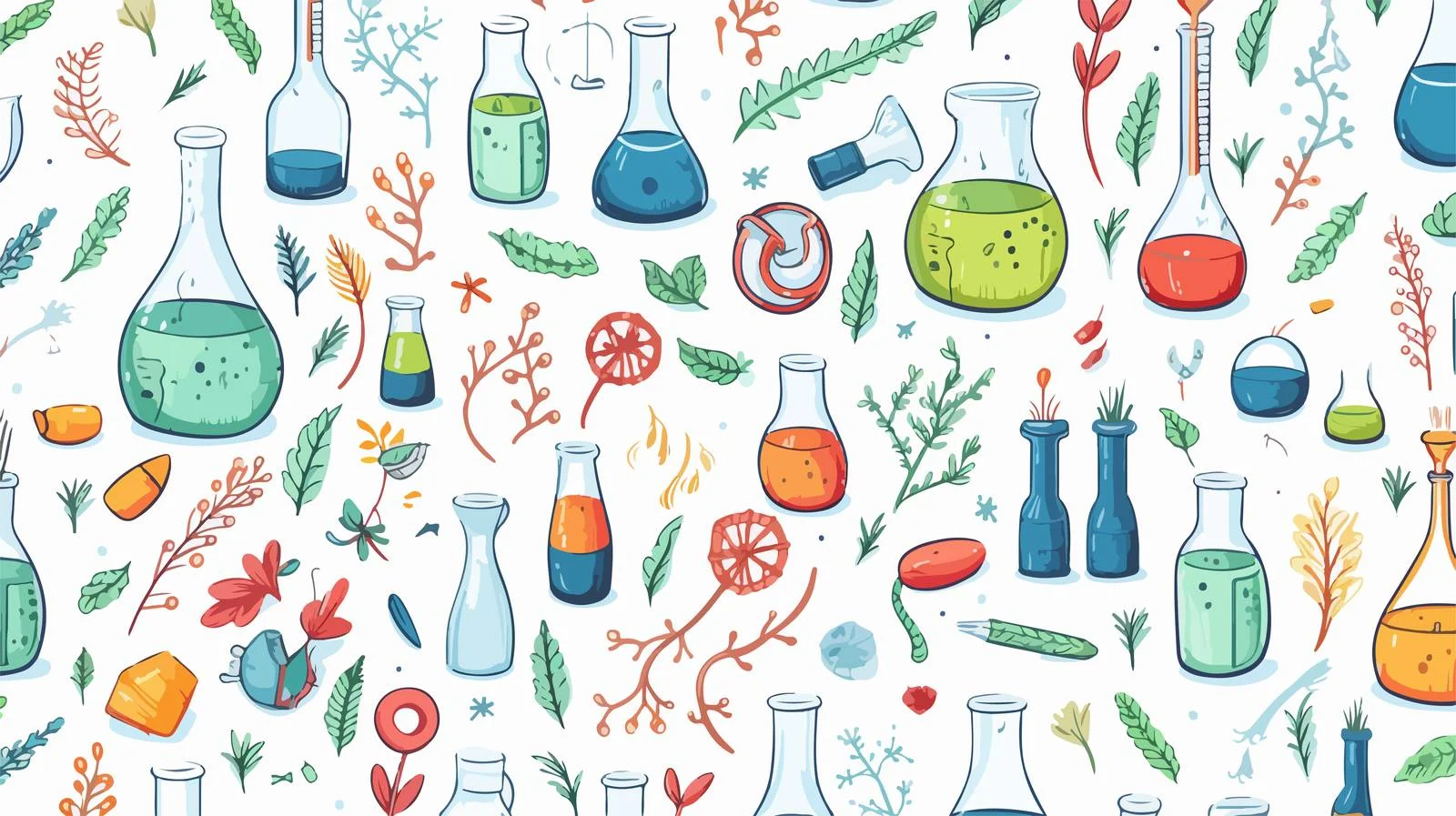 Hand-drawn Seamless Pattern — free download from Dotvec