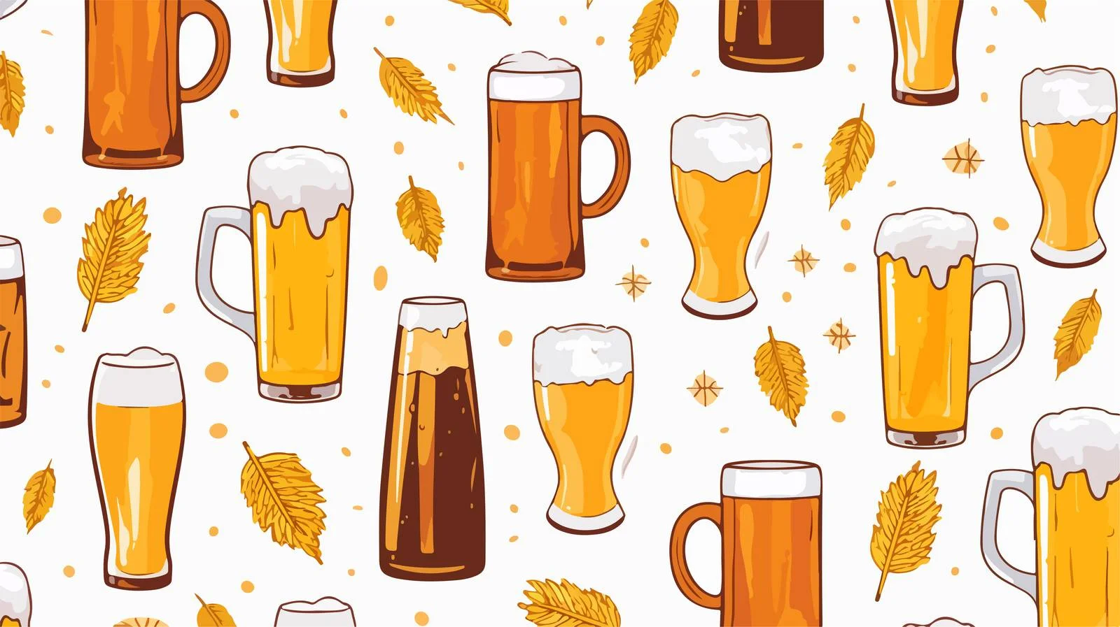 Hand-Drawn Bee Seamless Pattern — free download from Dotvec