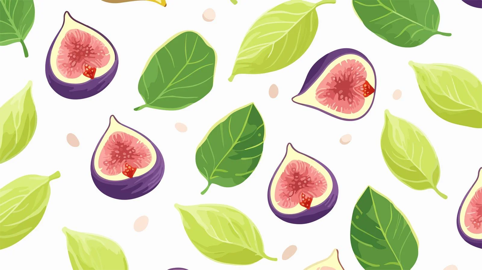 Hand-drawn Fruit Pattern Print — free download from Dotvec