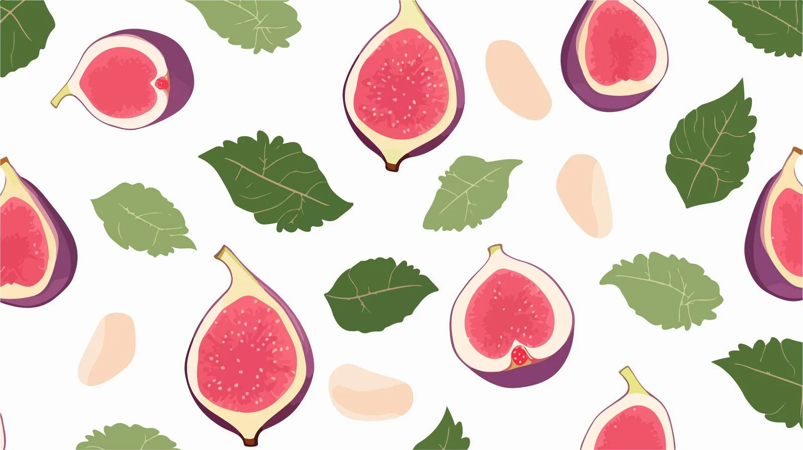 Hand-drawn Fruit Pattern — free download from Dotvec