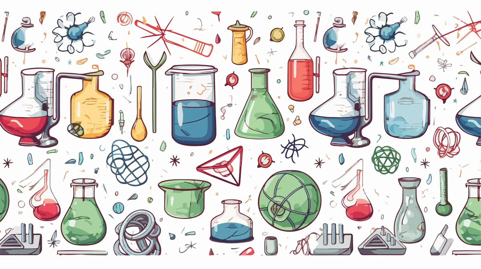 Scientific Seamless Pattern — free download from Dotvec