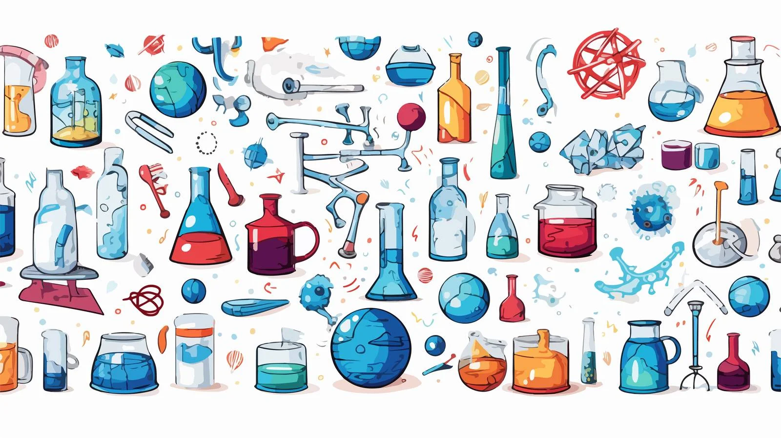 Scientific Hand-Drawn Pattern — free download from Dotvec