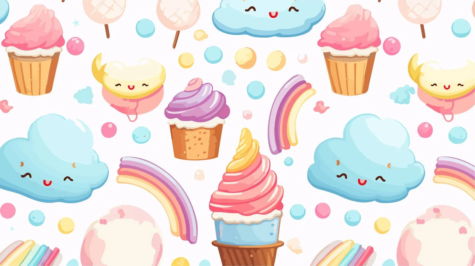Sweet Treats Seamless Pattern — free download from Dotvec