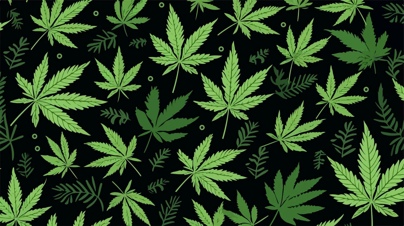 Marijuana and Cigarette Pattern — free download from Dotvec