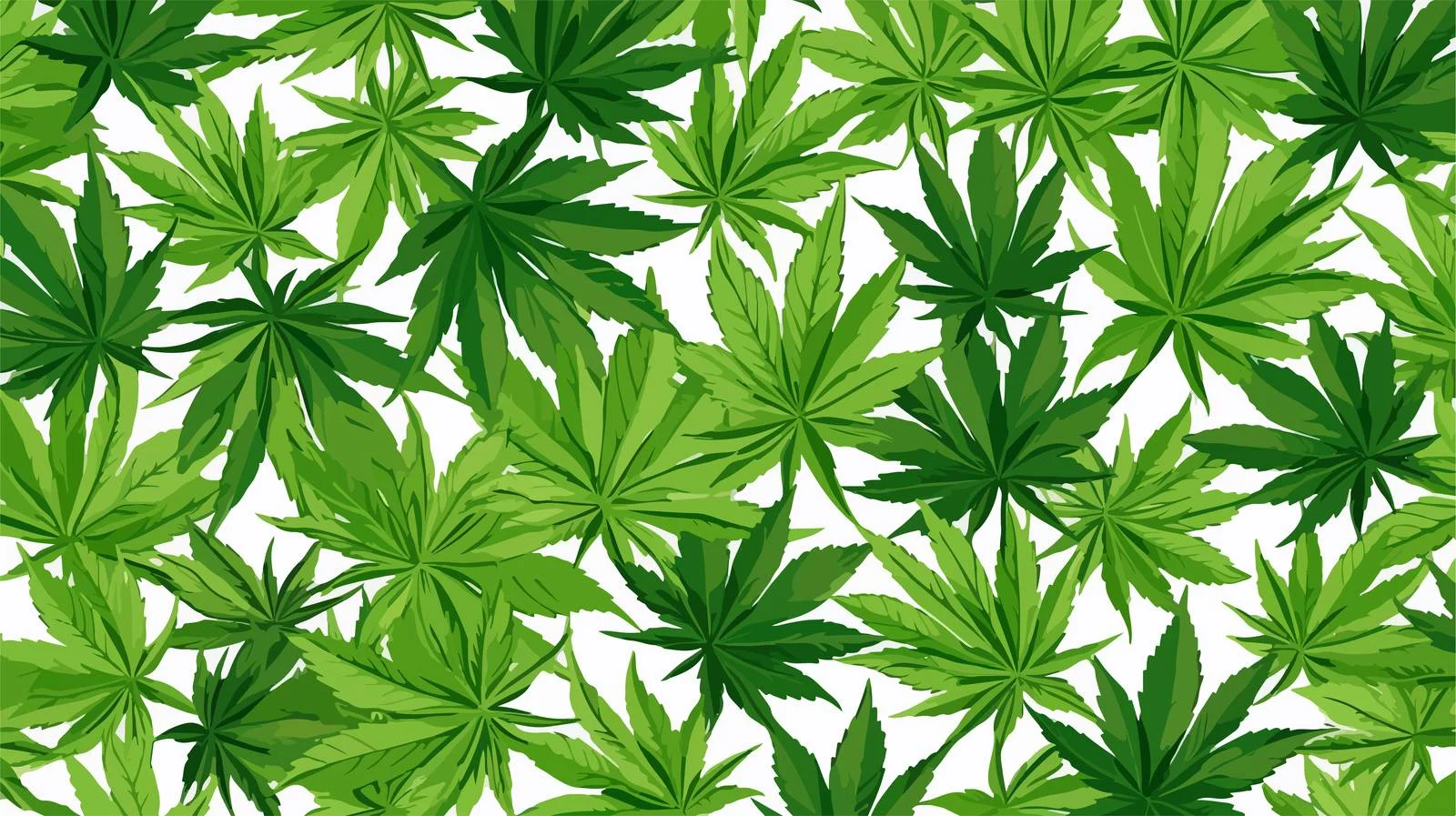 Marijuana Leaves Seamless Pattern — free download from Dotvec