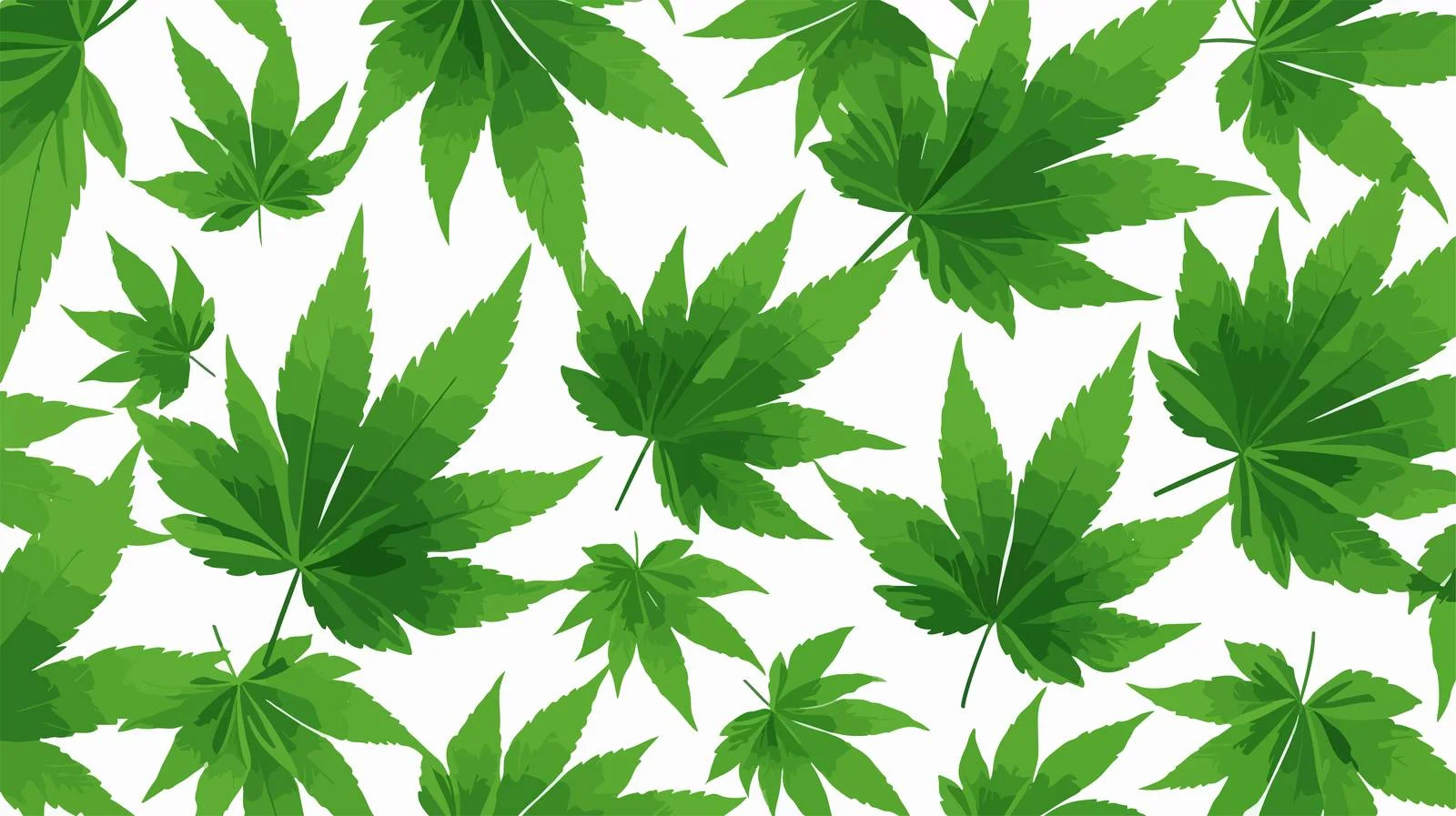 Marijuana Leaves Seamless Pattern Vector — free download from Dotvec
