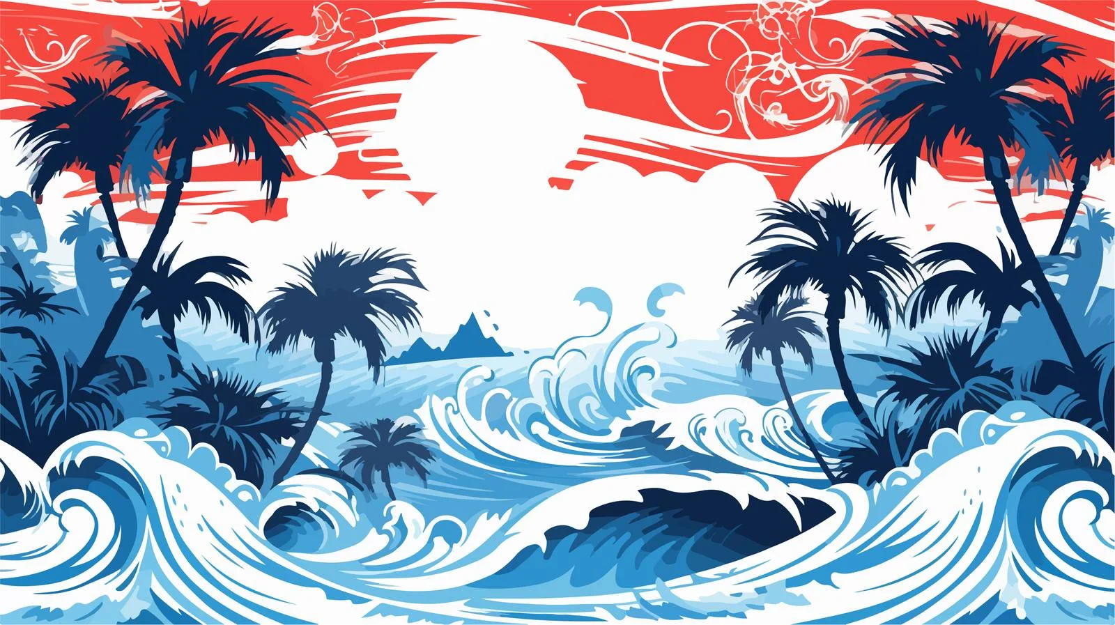 Tropical Summer Seamless Pattern — free download from Dotvec