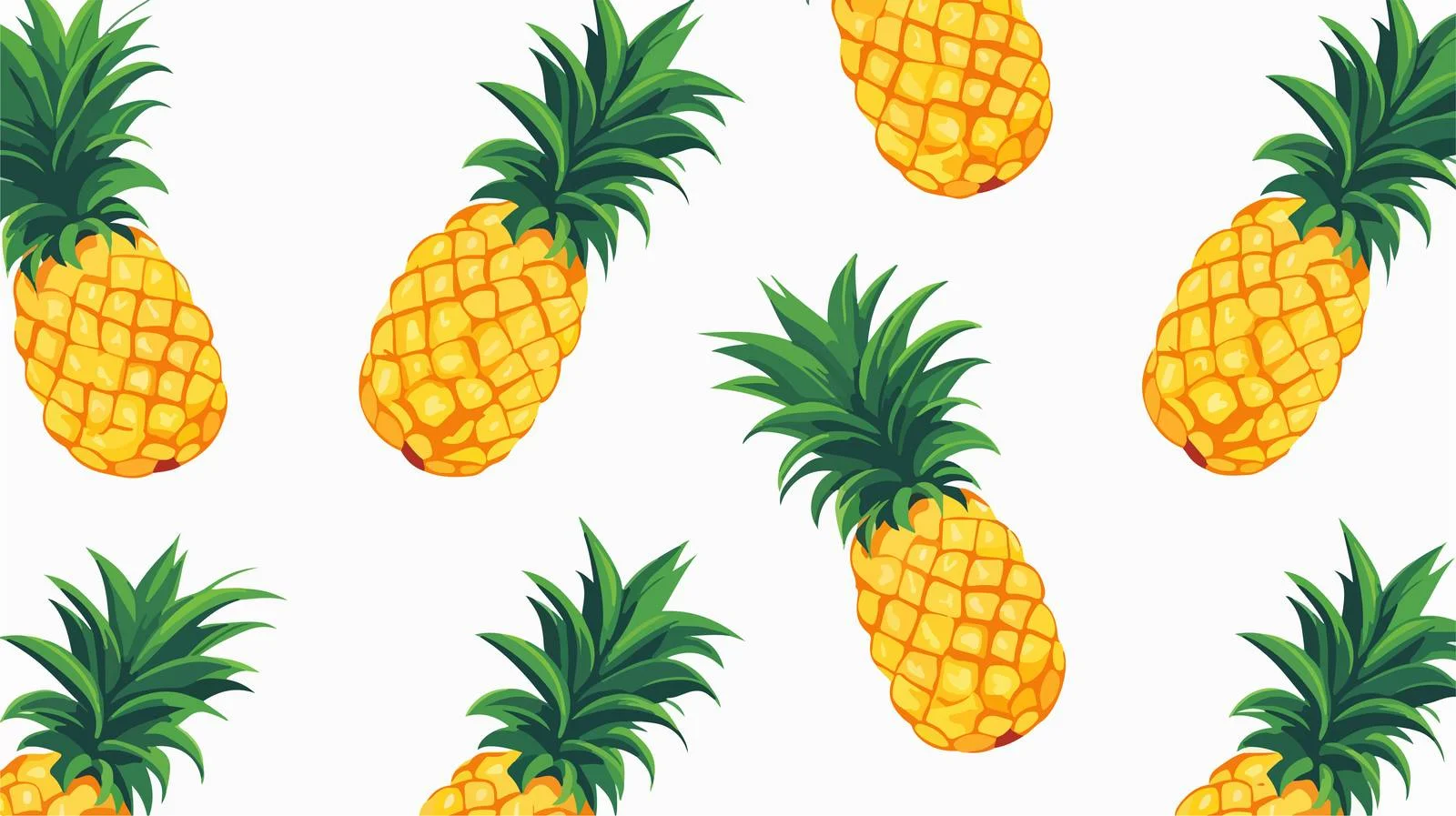 Pineapple Pattern Illustration — free download from Dotvec