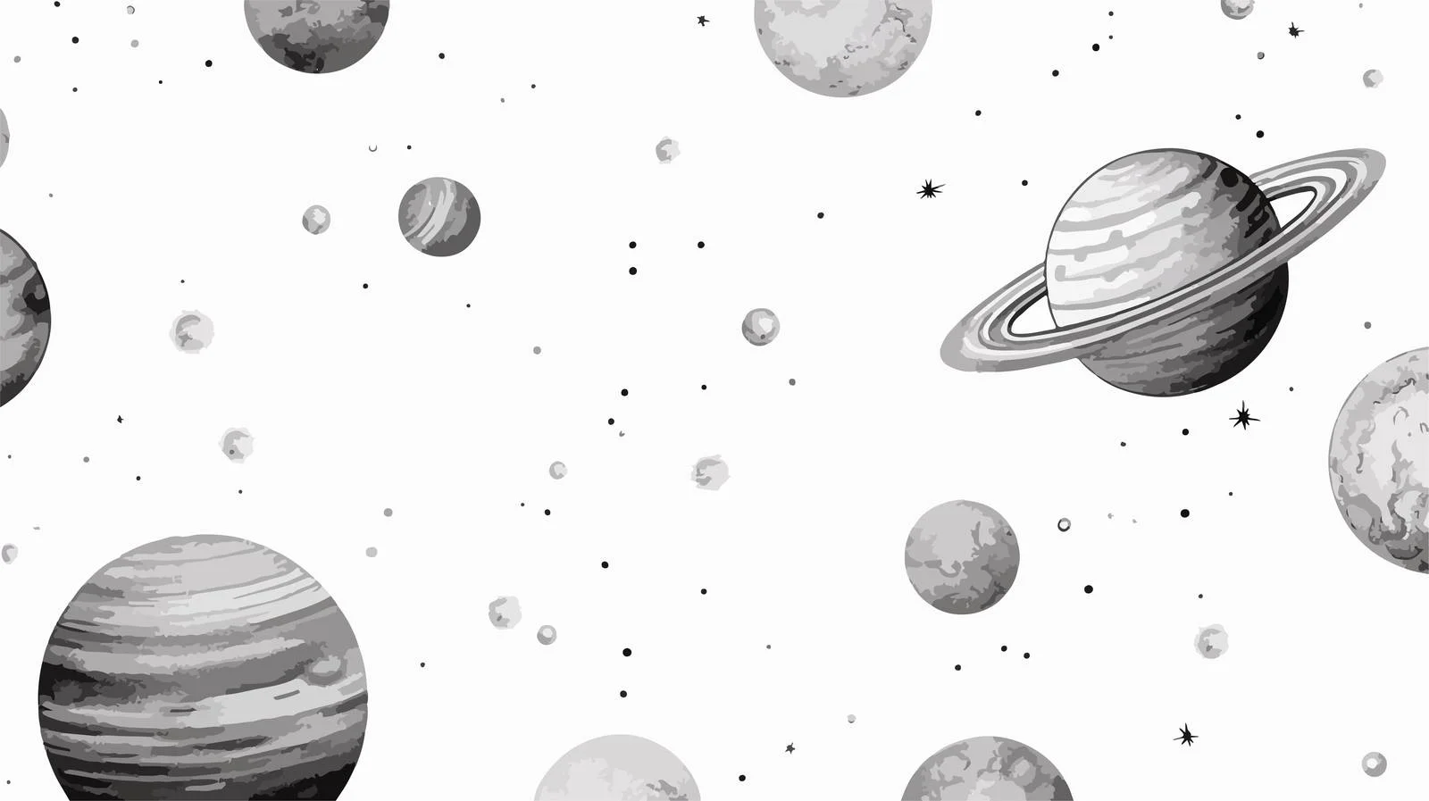 Celestial Bodies Seamless Pattern Design — free download from Dotvec
