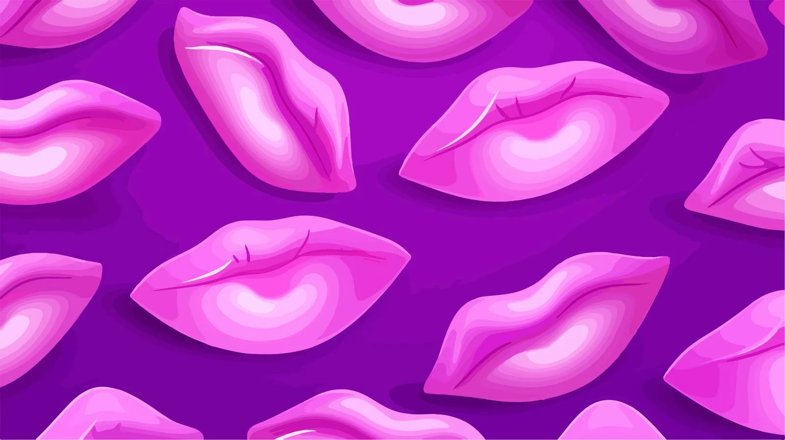Elegant Purple Background with Pouty Lips — free download from Dotvec