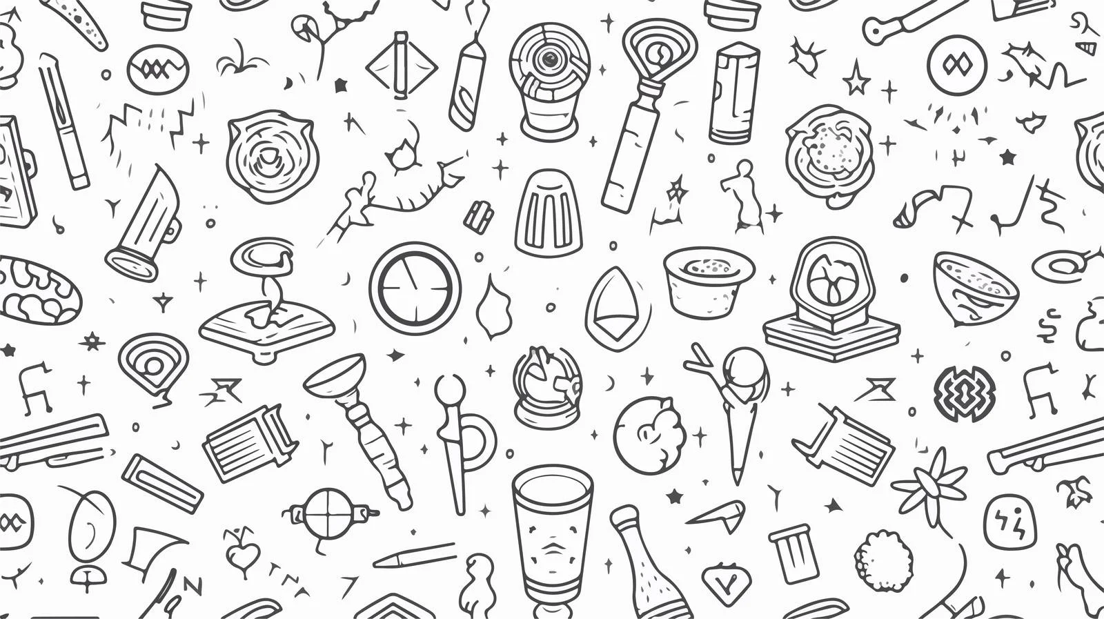 Quiz Tournament Champions Seamless Pattern Design — free download from Dotvec