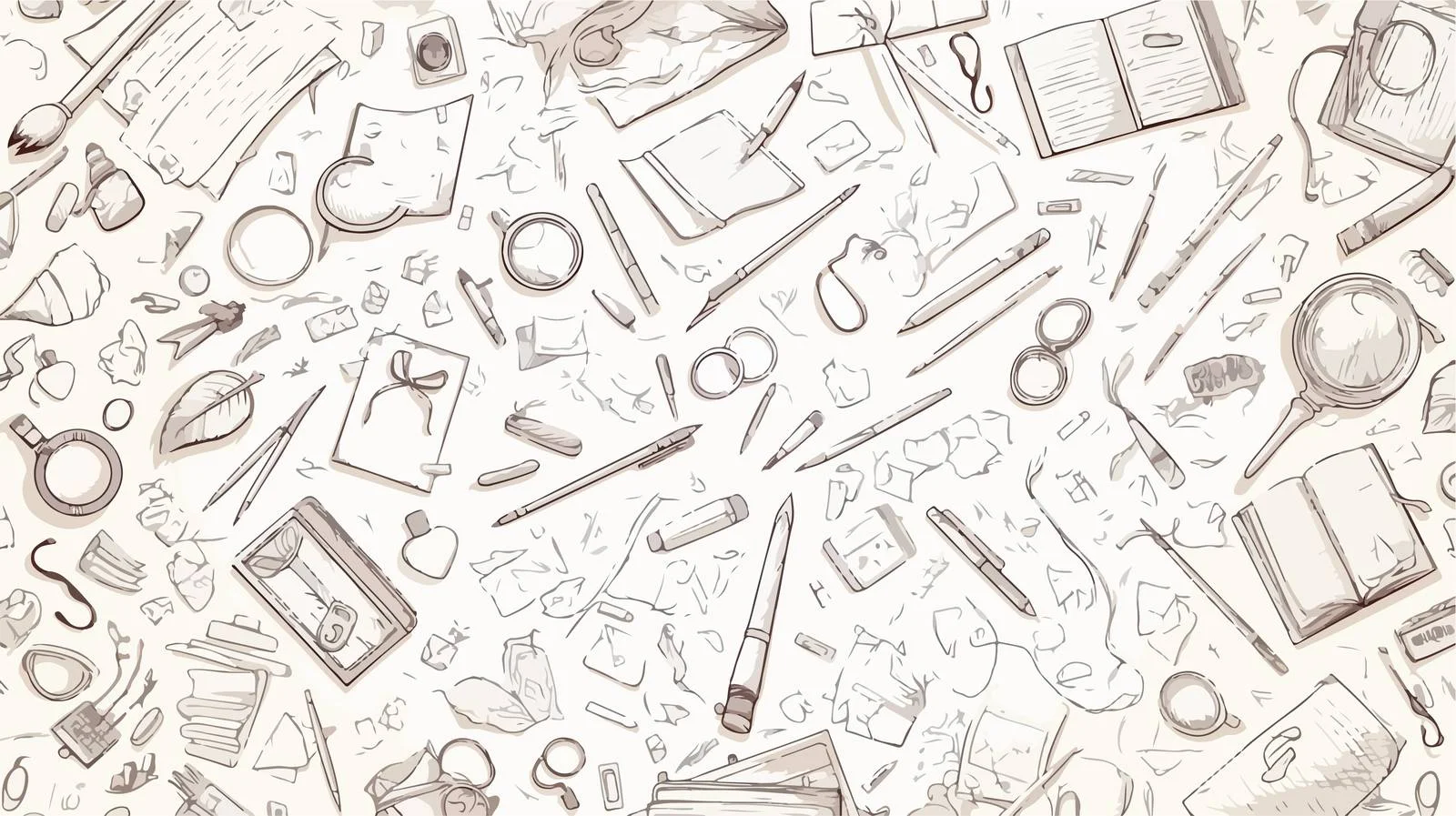 School Supplies Seamless Pattern Design — free download from Dotvec