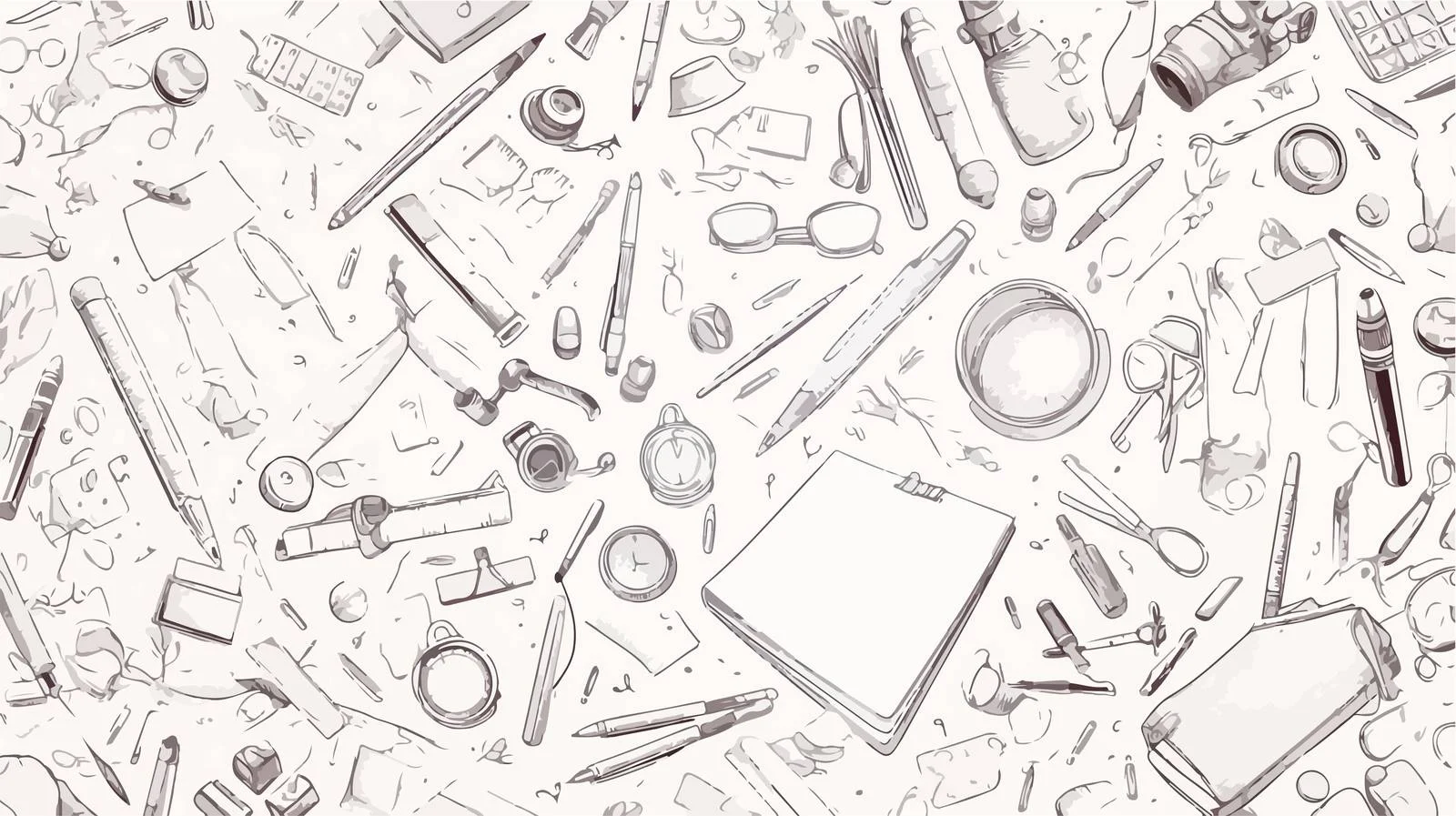 School Supplies Seamless Pattern Design — free download from Dotvec