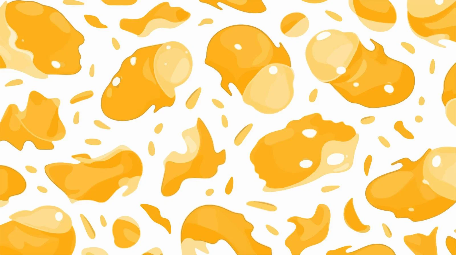 Adorable Scrambled Eggs Pattern — free download from Dotvec