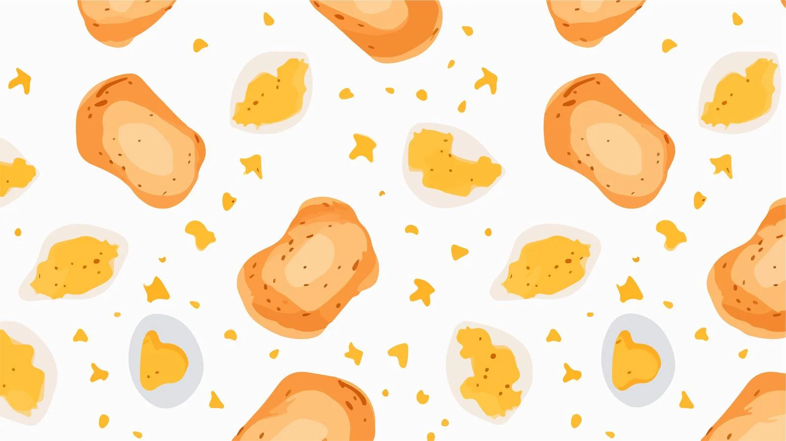 Scrambled Eggs Pattern for Kids — free download from Dotvec