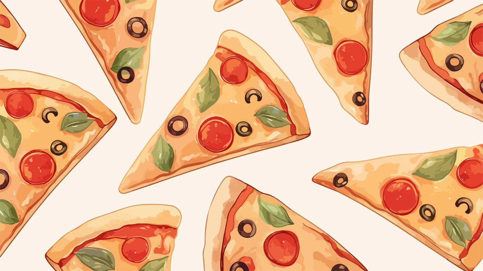 Traditional Slices Seamless Food Pattern Design — free download from Dotvec
