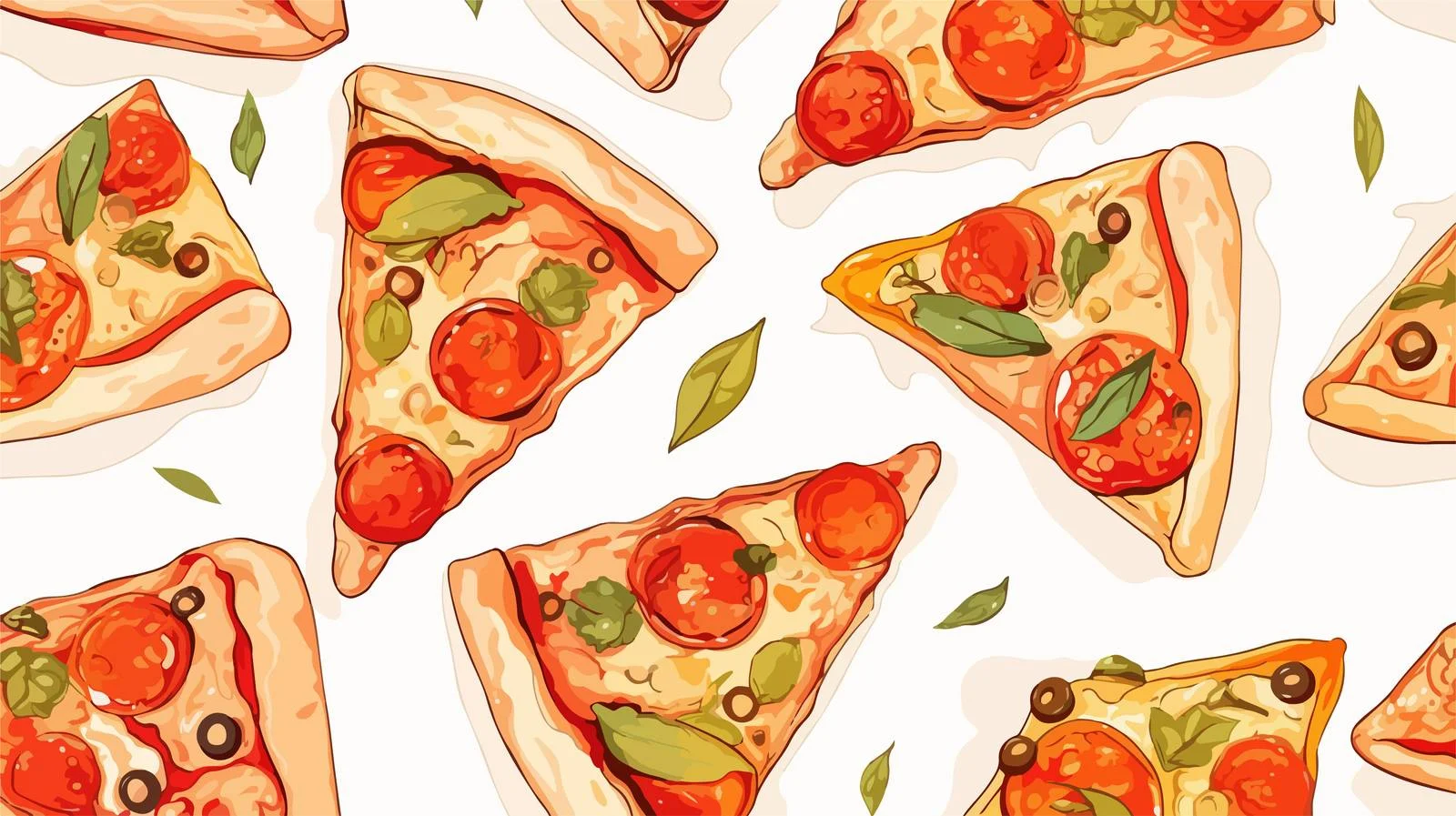 Traditional Slices Seamless Pattern Design — free download from Dotvec