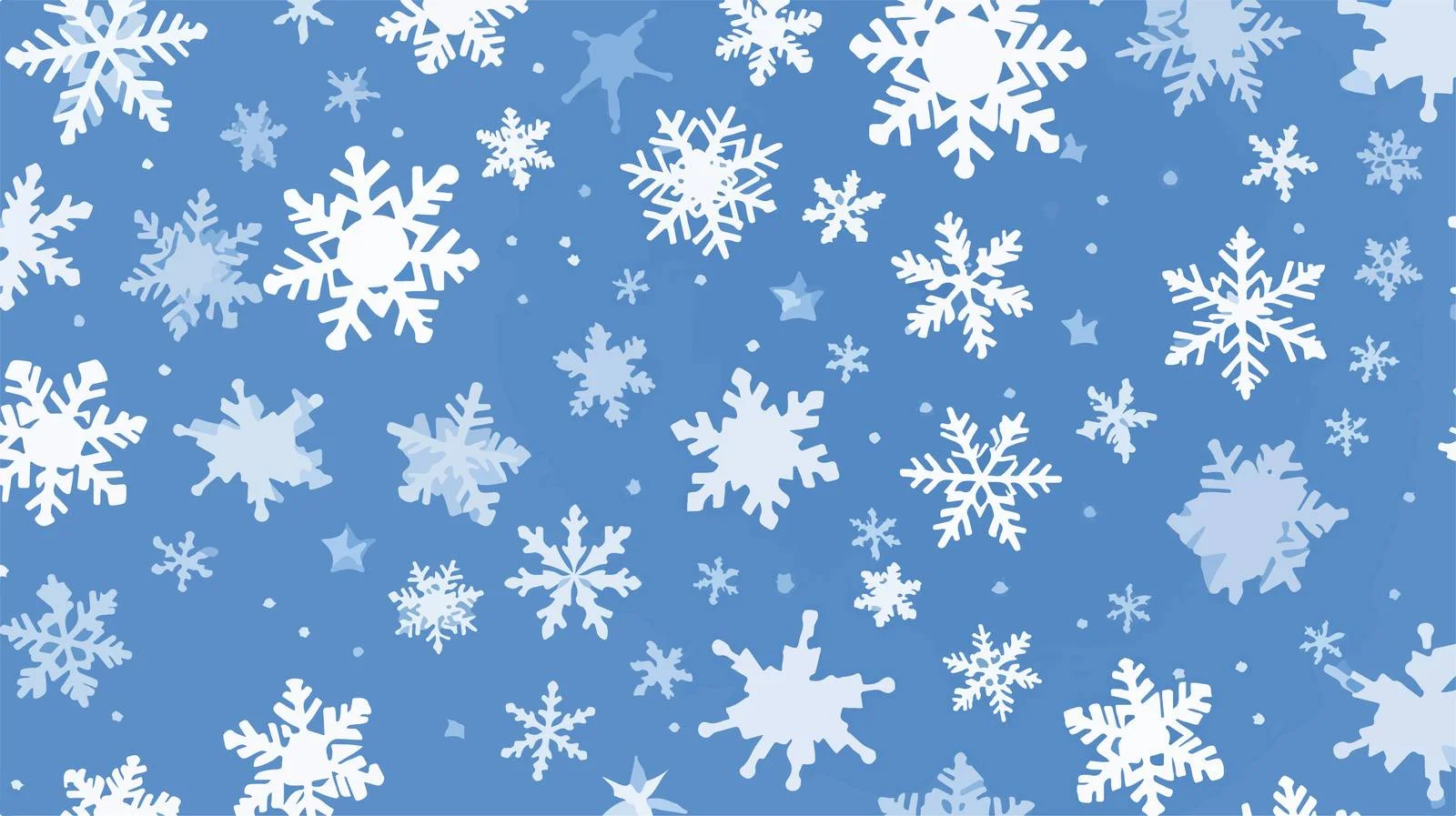 Snowflakes Christmas Pattern — free download from Dotvec