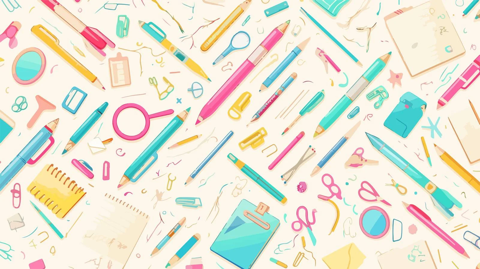Creative Stationery Pattern Design — free download from Dotvec
