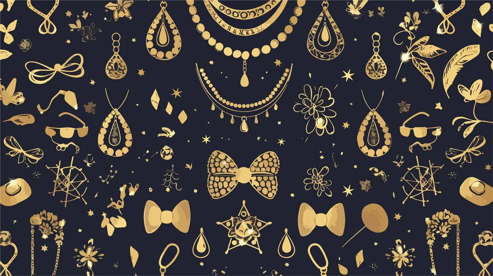 Luxurious Jewelry Seamless Pattern Design — free download from Dotvec