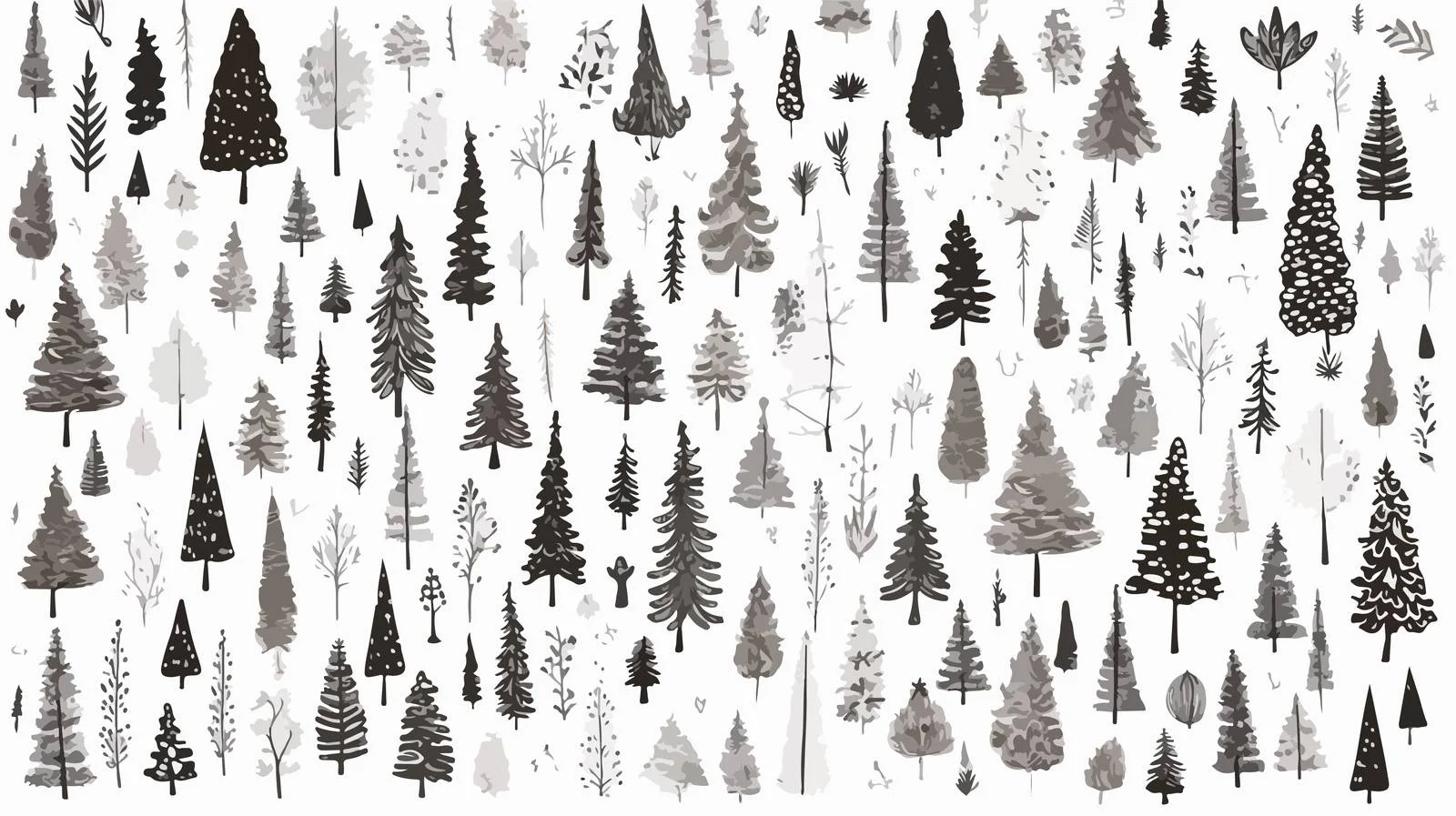 Festive Christmas Tree Pattern for Design — free download from Dotvec