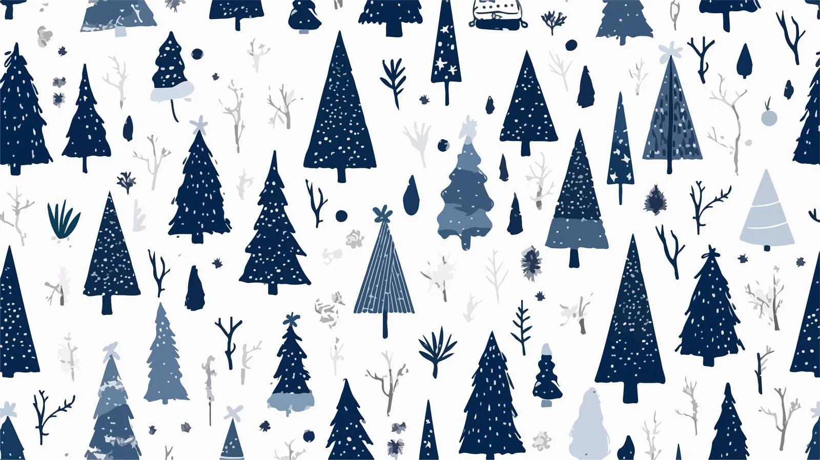 Festive Christmas Tree Pattern Design — free download from Dotvec