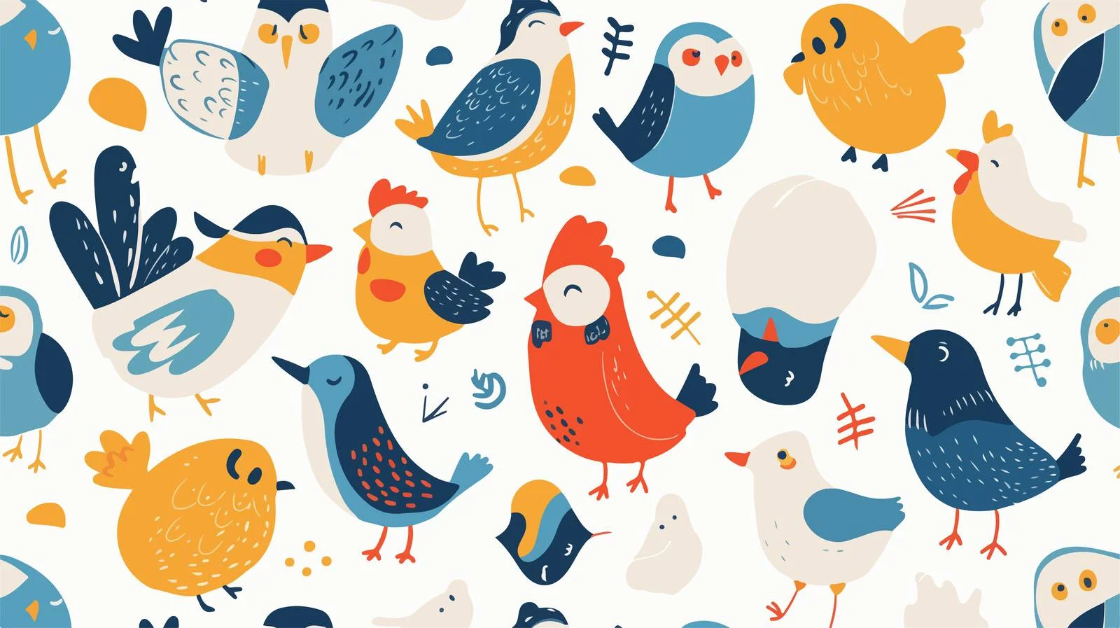 Avian-Inspired Seamless Pattern Design — free download from Dotvec