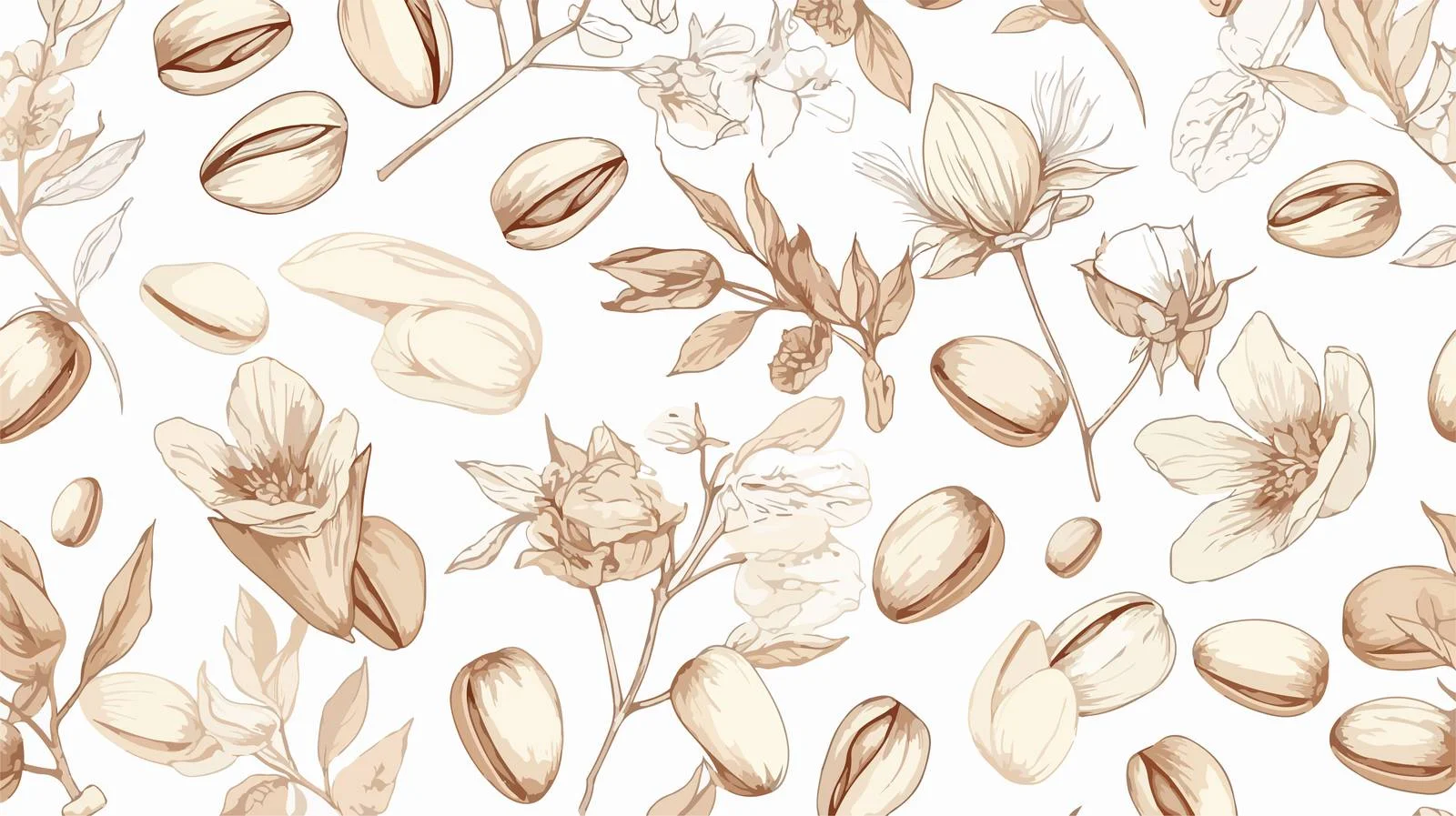 Pistachio Shell Branch Pattern Texture Design — free download from Dotvec