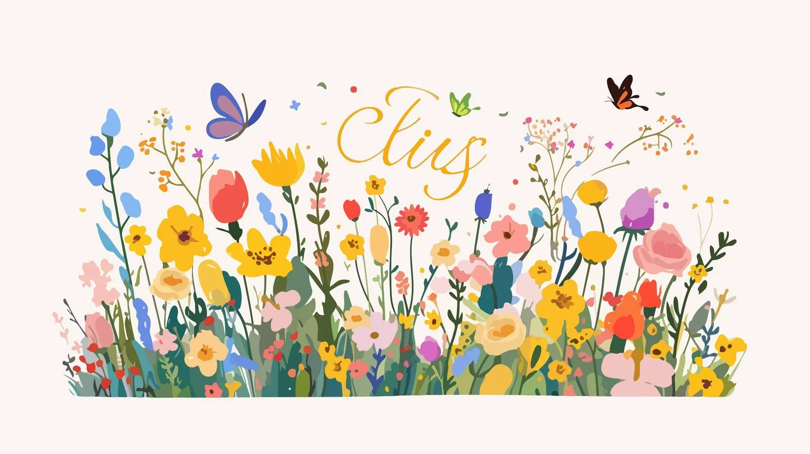 Elegant Spring Themed Postcard Design — free download from Dotvec