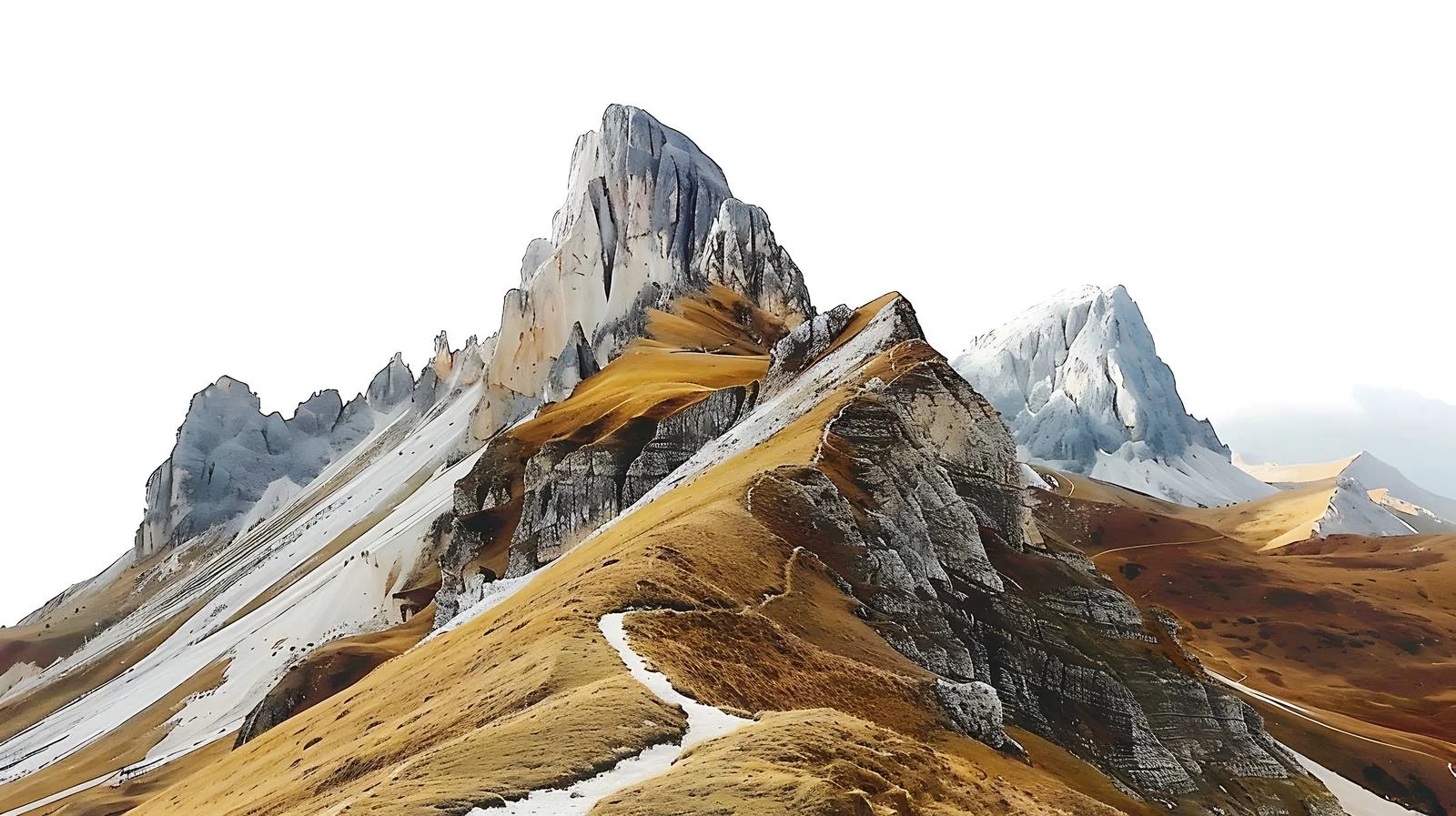 Scenic Seceda Mountain in Italian Dolomites — free download from Dotvec