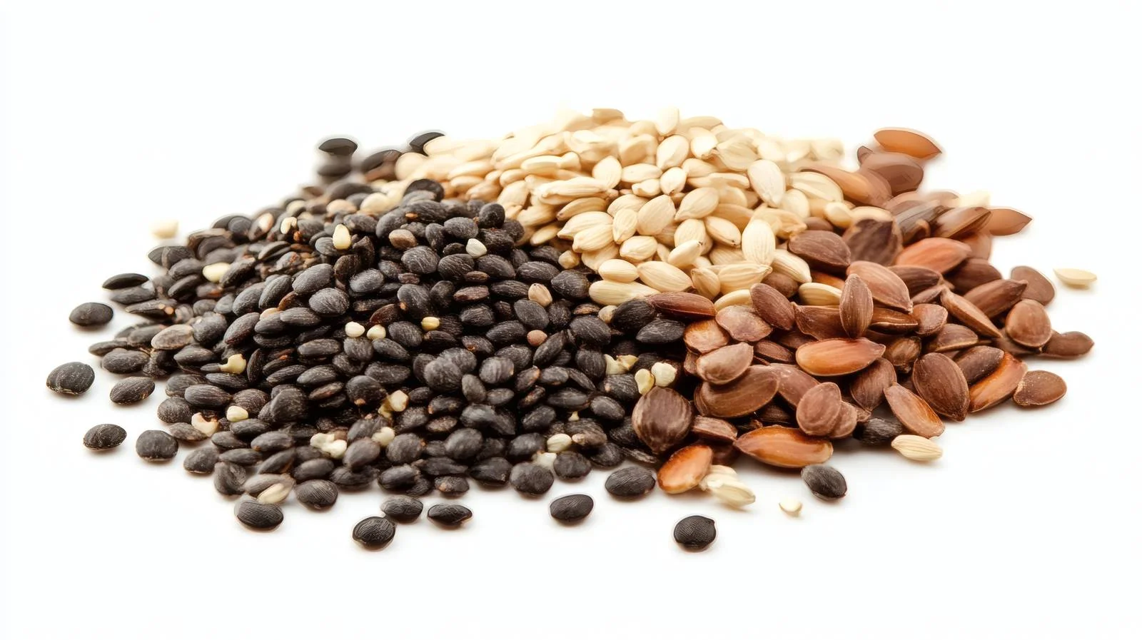 Assorted Seeds on White Background — free download from Dotvec