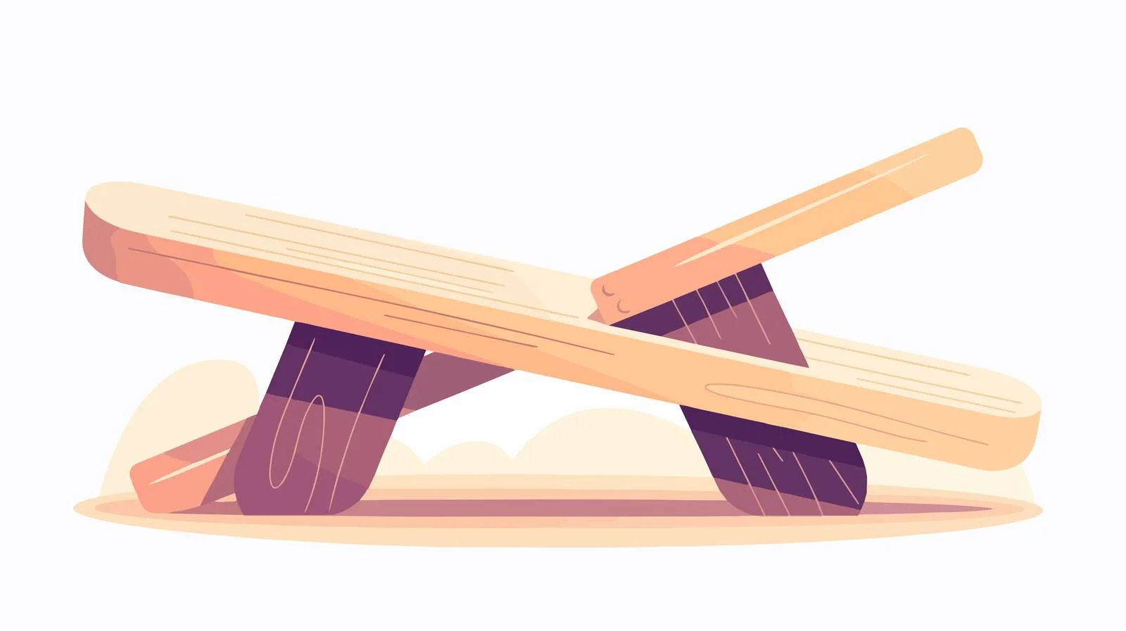 Children's Seesaw with Safety Handles — free download from Dotvec