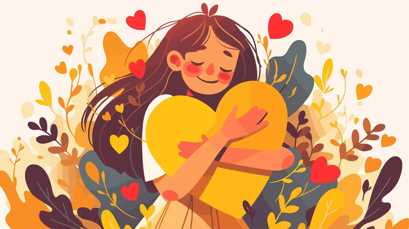 Embracing Self-Love and Happiness — free download from Dotvec