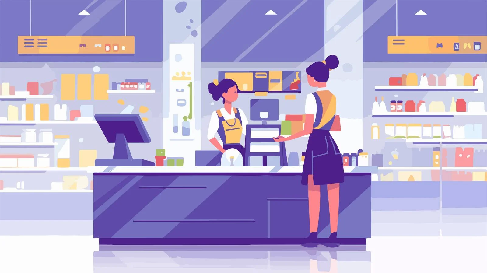 Automated Grocery Checkout Terminal — free download from Dotvec