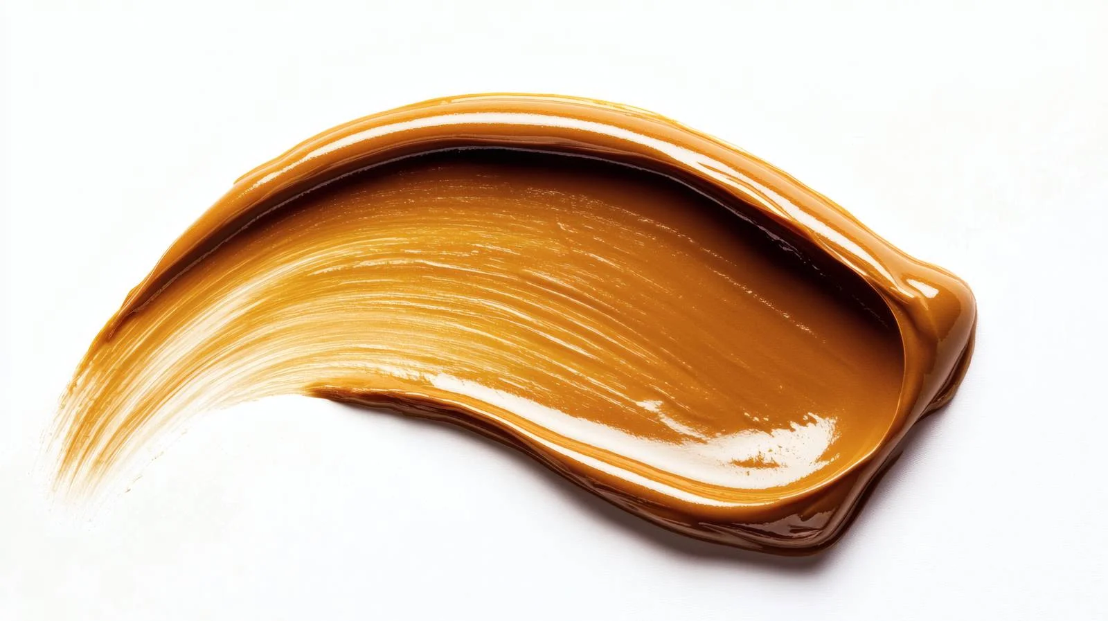 Luxurious Self-Tanning Lotion Swatch on White — free download from Dotvec