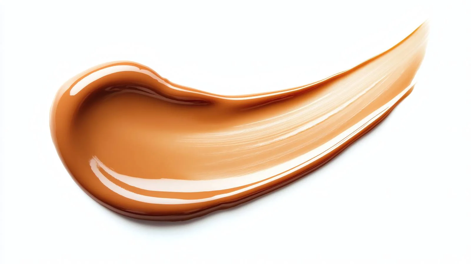 Luxurious Self-Tanning Lotion Swatch on White — free download from Dotvec