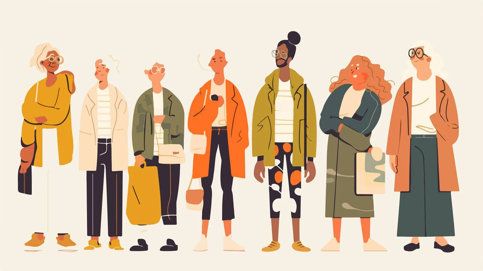 Sophisticated Senior Fashion Models Pose Gracefully — free download from Dotvec