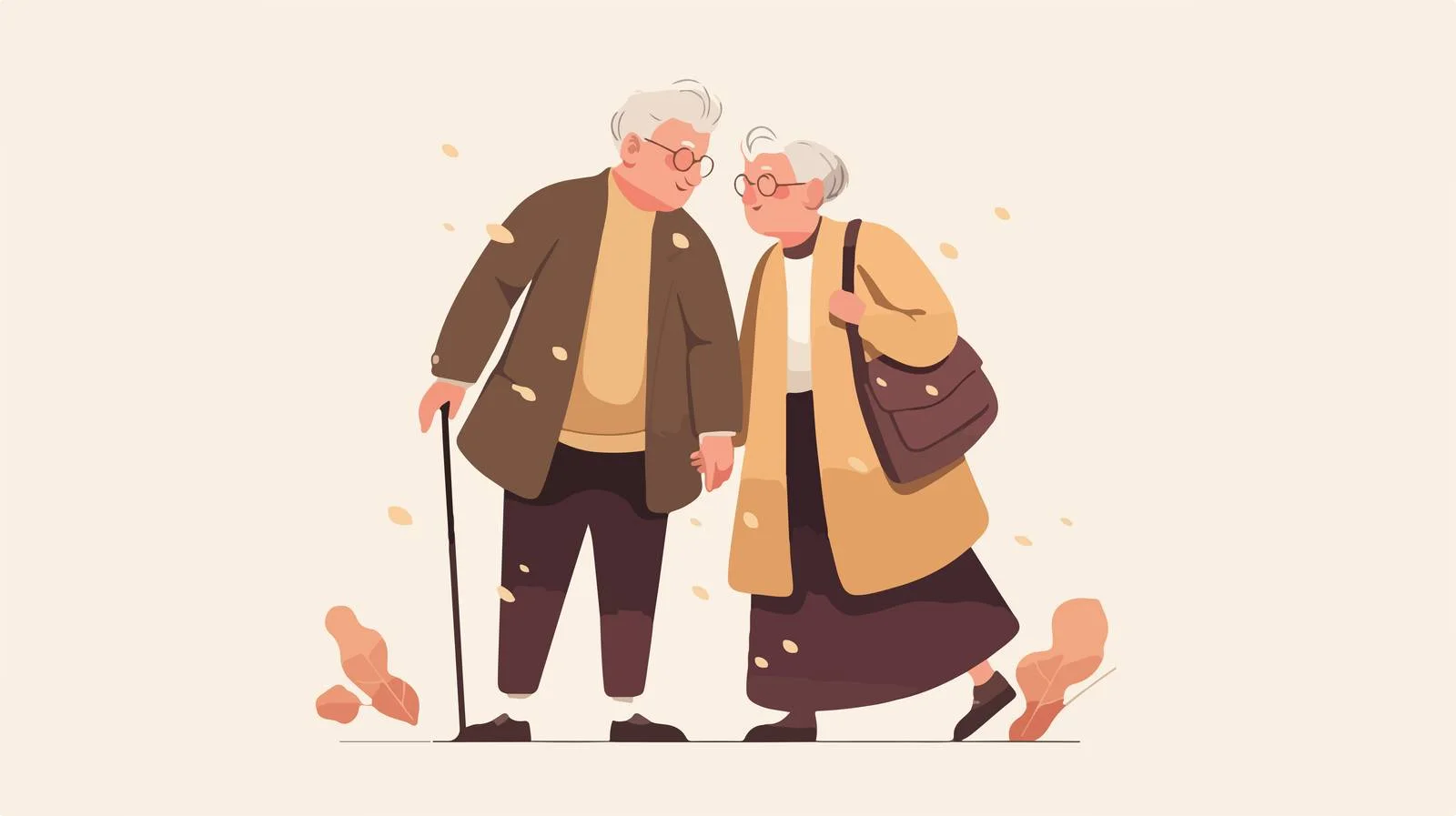 Elderly couple sharing love in modern setting — free download from Dotvec