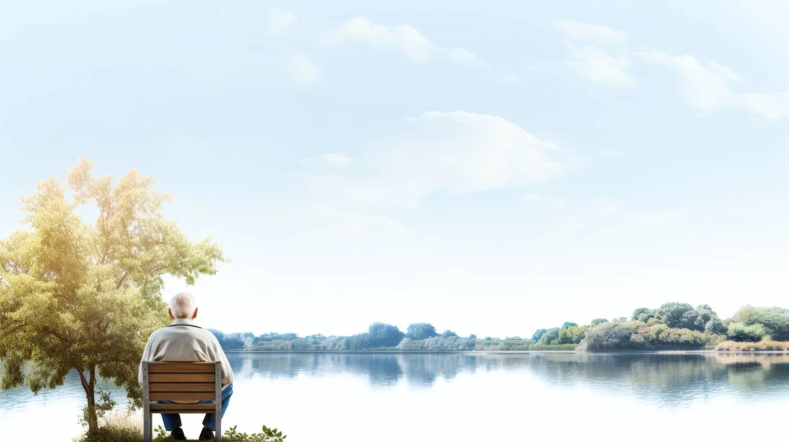 Tranquil Senior by Scenic Lake Shore — free download from Dotvec