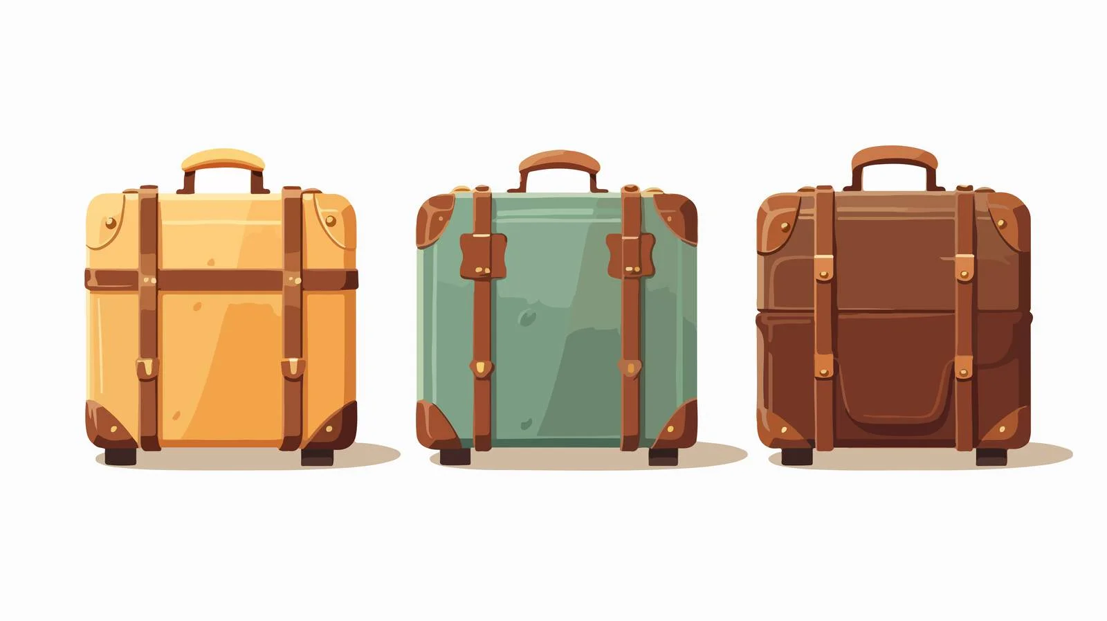 Hand-Drawn Suitcases for Design — free download from Dotvec