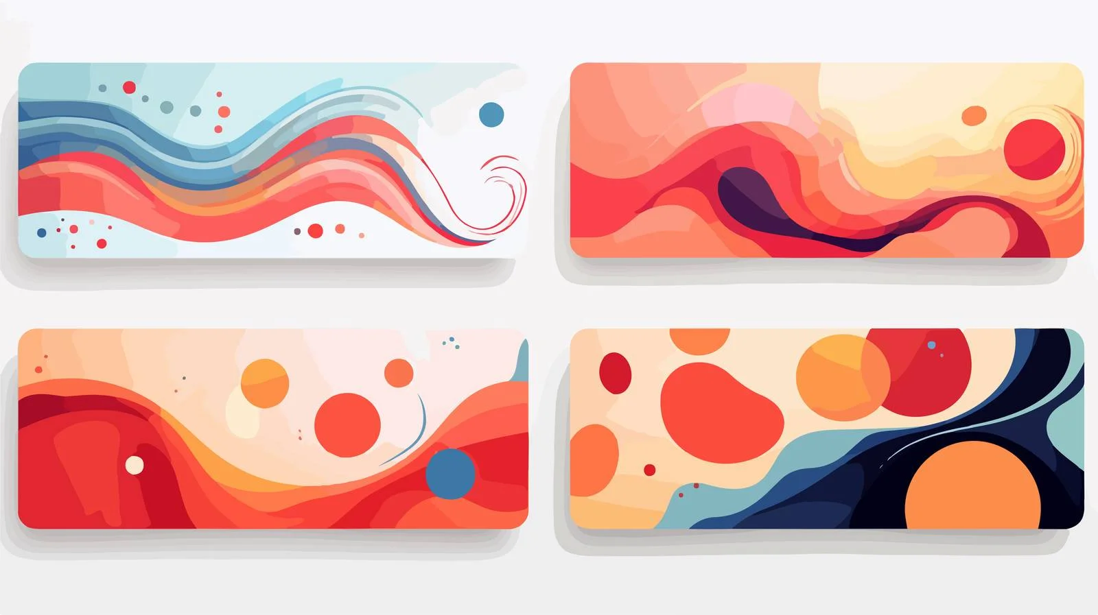 Fluid Banners Graphic Elements — free download from Dotvec