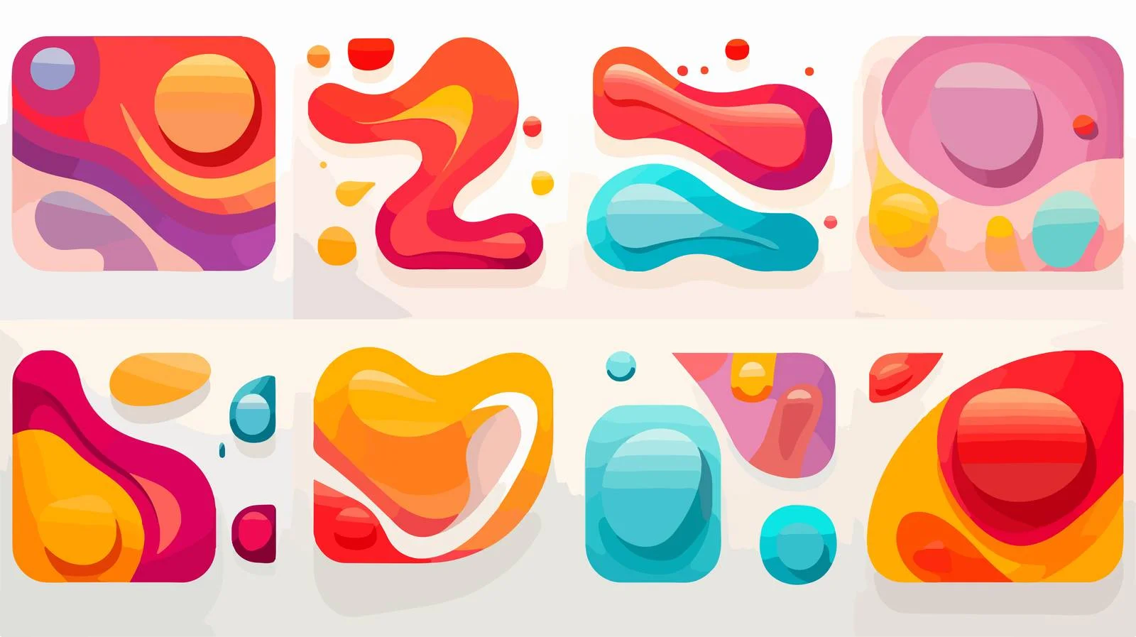 Fluid Shape Banners — free download from Dotvec