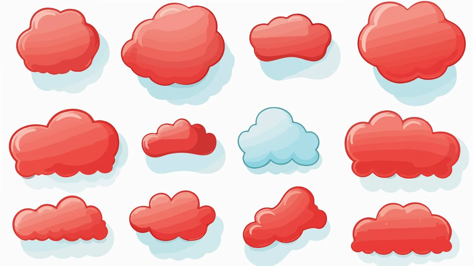 Vector Dialog Speech Bubbles Set — free download from Dotvec