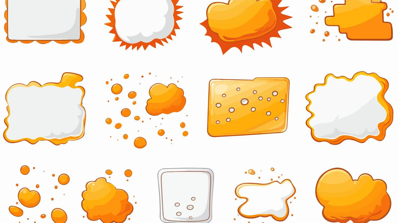 Speech Bubble Dialog Vectors Set — free download from Dotvec