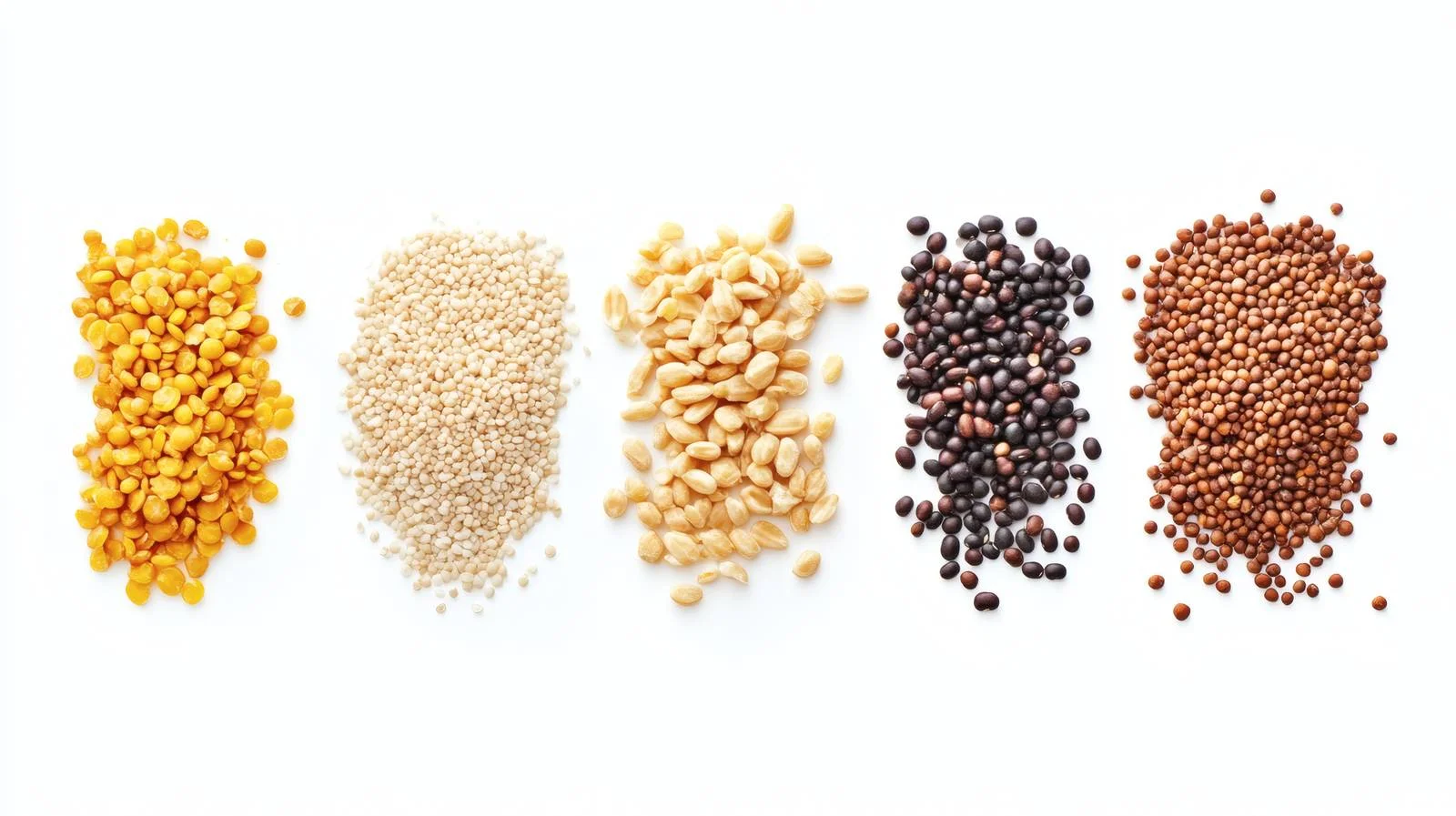 Assortment of Raw Grains and Beans — free download from Dotvec