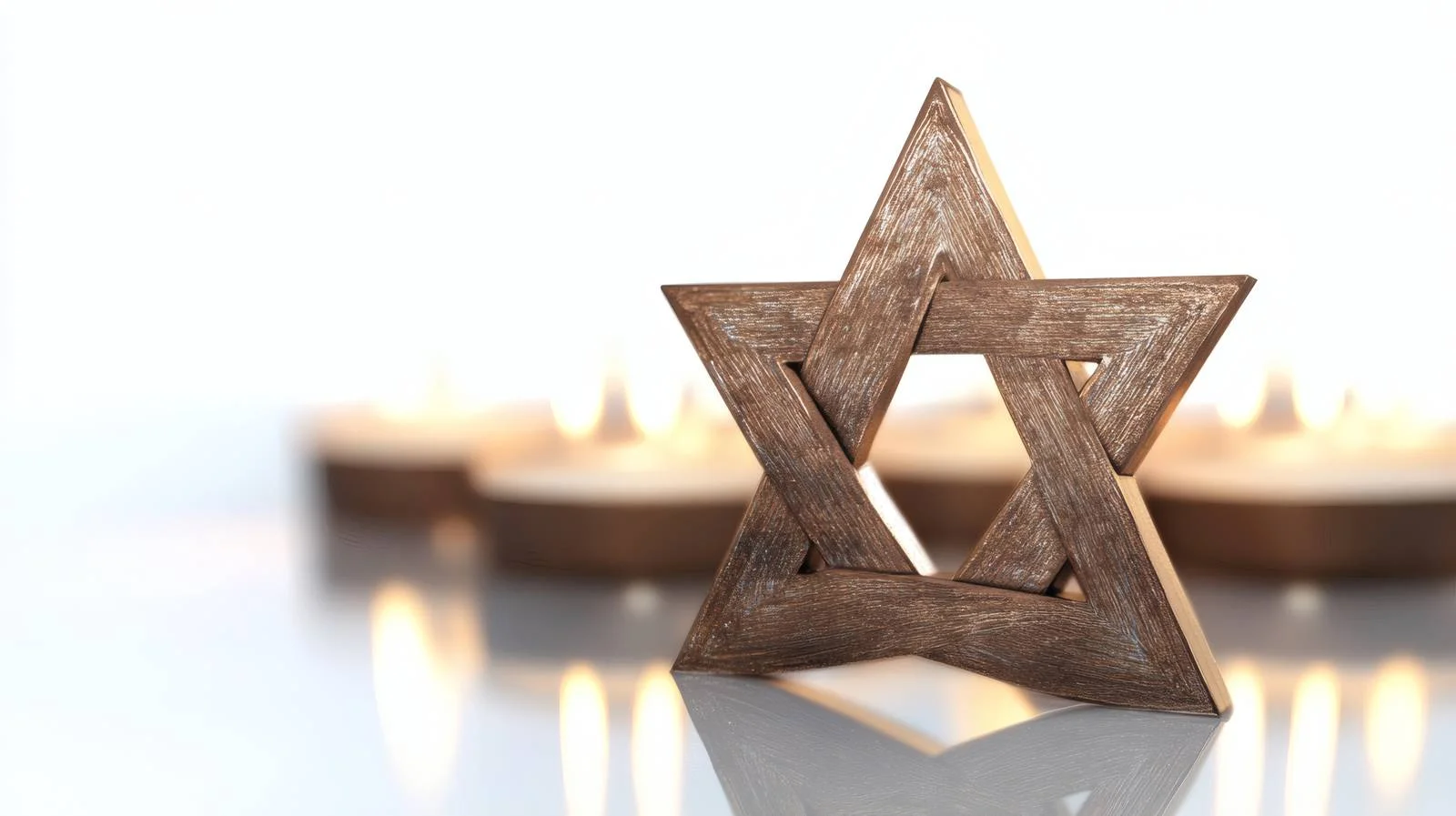 Elegant Shabbat Shalom with Star of David — free download from Dotvec