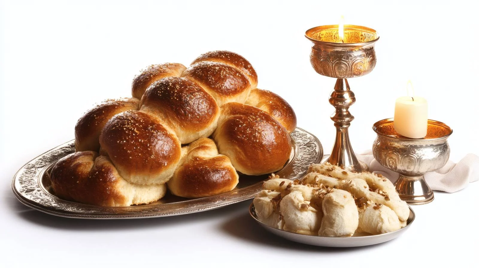 Elegant Shabbat Shalom on White Background — free download from Dotvec