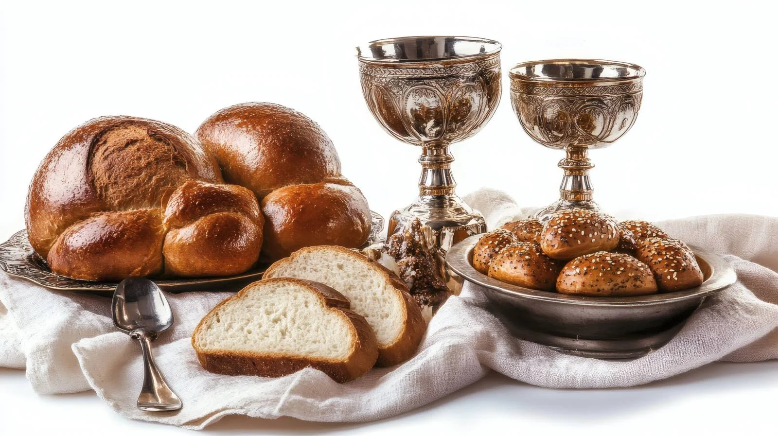 Elegant Shabbat Shalom on White Background — free download from Dotvec